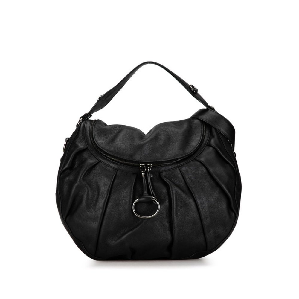 Gucci Iconbit Handbag Shoulder Bag 228584 Black Leather Women's GUCCI - Picture 3 of 12